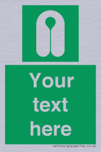 Custom sign safe condition Lifejacket